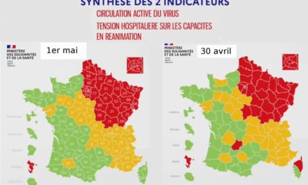 #Coronavirus : 32 départements en rouge, Lot, Cher et Haute-Corse passent au vert sur les cartes rectifiées
